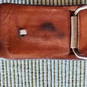 Accessories | Vintage Tooled Brown Leather Belt Buckle Zuni  display picture 2